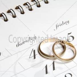 calendario de boda