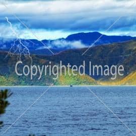 Sea and mountains  - near Wellington, NZ